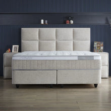 Afbeelding in Gallery-weergave laden, Yolo-deals - Boxspring met opbergruimte - Ocean - Beige - 140/160/180 x 200cm