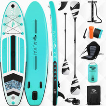 Afbeelding in Gallery-weergave laden, Yolo-deals - Supboard Pro - 320 cm - Incl kayak paddle en zitje - Geschikt tot 200KG - Diverse kleuren