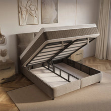 Afbeelding in Gallery-weergave laden, Yolo-deals - Boxspring met opbergruimte - Verdo - Taupe - 140/160/180 x 200/210/220cm