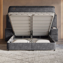 Afbeelding in Gallery-weergave laden, Yolo-deals - Boxspring met opbergruimte - Cresta XL - Antraciet - 160/180 x 200cm
