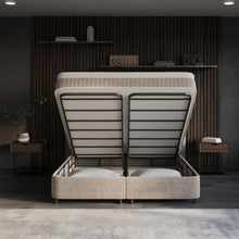 Afbeelding in Gallery-weergave laden, Yolo-deals - Boxspring met opbergruimte - Velar - Beige - 140/160/180 x 200cm