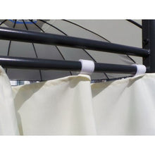 Afbeelding in Gallery-weergave laden, Yolo-deals - Tuin Prieel DeLuxe met LED verlichting - Solar - Rond - 350cm -UV bestendig - Diverse kleuren