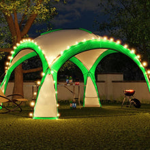 Afbeelding in Gallery-weergave laden, Yolo-deals - Partytent met LED verlichting - Solar - 360 of 460 cm - UV bestendig - Incl opbergtas - Antraciet