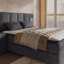 Afbeelding in Gallery-weergave laden, Yolo-deals - Boxspring met opbergruimte - Cresta XL - Antraciet - 160/180 x 200cm