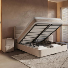 Afbeelding in Gallery-weergave laden, Yolo-deals - Boxspring met opbergruimte - Horizon - Beige - 140/160/180 x 200cm