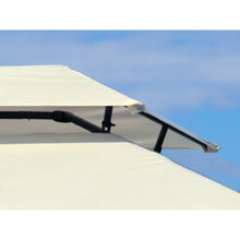 Afbeelding in Gallery-weergave laden, Yolo-deals - Tuin Prieel DeLuxe met LED verlichting - Solar - 3x4M - UV bestendig - Incl zijwanden - Diverse kleuren