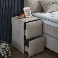 Afbeelding in Gallery-weergave laden, Yolo-deals - Boxspring met opbergruimte - Ocean - Beige - 140/160/180 x 200cm