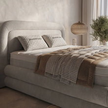 Afbeelding in Gallery-weergave laden, Yolo-deals - Boxspring met opbergruimte - Halo - Beige - 160/180 x 200cm