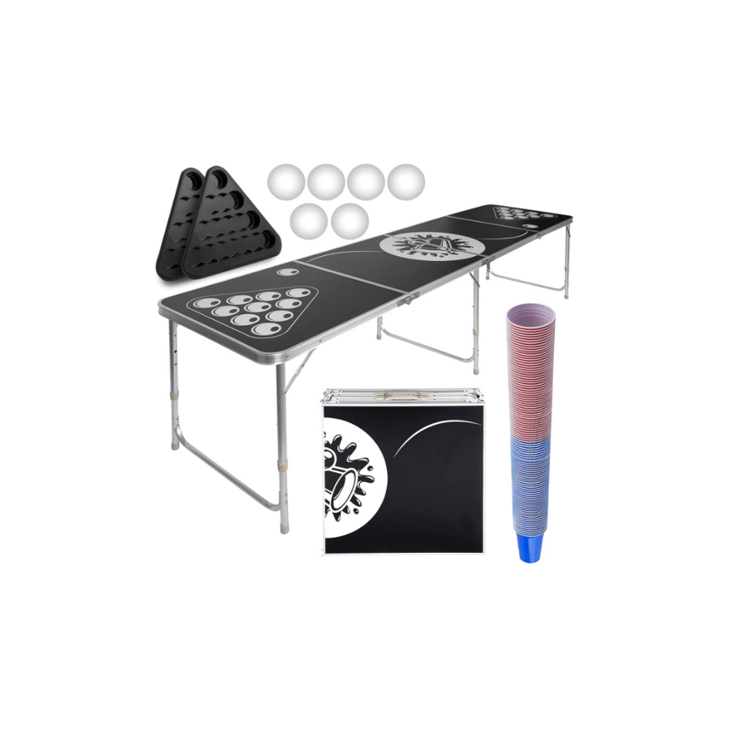 Beerpong tafelset incl. 6 ballen en 100 bekers