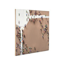 Afbeelding in Gallery-weergave laden, Yolo-deals - Olie-schilderij - Flash Mob - (100x100cm)
