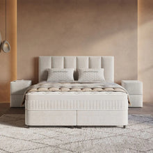 Afbeelding in Gallery-weergave laden, Yolo-deals - Boxspring met opbergruimte - Linea - Beige - 140/160/180 x 200cm

