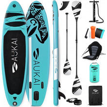 Afbeelding in Gallery-weergave laden, Yolo-deals - Supboard Ocean - 320 cm - Incl kayak paddle en zitje - Geschikt tot 200KG - Diverse kleuren
