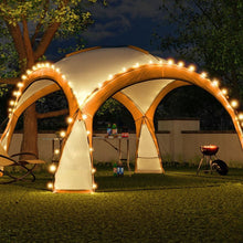 Afbeelding in Gallery-weergave laden, Yolo-deals - Partytent met LED verlichting - Solar - 360 of 460 cm - UV bestendig - Incl opbergtas - Antraciet
