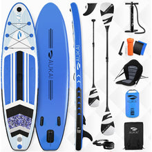 Afbeelding in Gallery-weergave laden, Yolo-deals - Supboard Pro - 320 cm - Incl kayak paddle en zitje - Geschikt tot 200KG - Diverse kleuren
