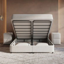 Afbeelding in Gallery-weergave laden, Yolo-deals - Boxspring met opbergruimte - Horizon - Off-white - 140/160/180 x 200cm
