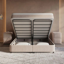 Afbeelding in Gallery-weergave laden, Yolo-deals - Boxspring met opbergruimte - Horizon - Beige - 140/160/180 x 200cm
