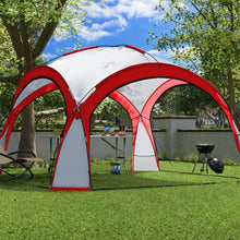 Afbeelding in Gallery-weergave laden, Yolo-deals - Partytent met LED verlichting - Solar - 360 of 460 cm - UV bestendig - Incl opbergtas - Antraciet
