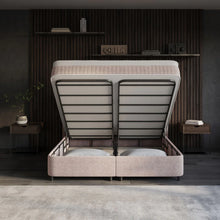 Afbeelding in Gallery-weergave laden, Yolo-deals - Boxspring met opbergruimte - Allure - Taupe - 140/160/180 x 200cm
