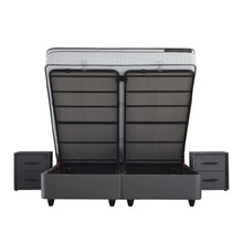 Afbeelding in Gallery-weergave laden, Yolo-deals - Boxspring met opbergruimte - Mode - Antraciet - 140/160/180 x 200cm
