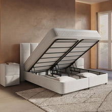Afbeelding in Gallery-weergave laden, Yolo-deals - Boxspring met opbergruimte - Linea - Beige - 140/160/180 x 200cm
