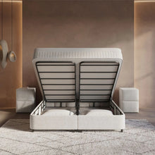 Afbeelding in Gallery-weergave laden, Yolo-deals - Boxspring met opbergruimte - Linea - Beige - 140/160/180 x 200cm
