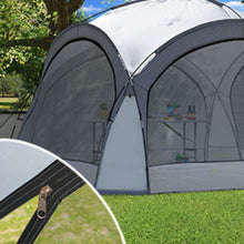 Afbeelding in Gallery-weergave laden, Yolo-deals - Partytent met LED verlichting - Solar - 360 of 460 cm - UV bestendig - Incl opbergtas - Antraciet
